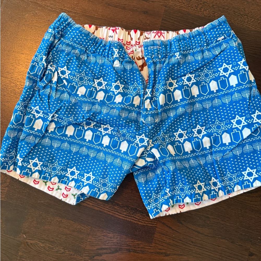 Chubbies Festive Patterned Shorts With Reindeer A… - image 3